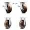 Service Caster 6 Inch Kingpinless High Temp Phenolic Caster Brakes/Swivel Locks 2 Rigid, 2PK SCC-KP30S620-PHRHT-SLB-BSL-2-R-2 - alternate 3